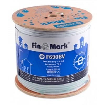 Кабель телевизионный FinMark RG-690, CCS, 305м, white (F690BV_305_white) | Зображення 1