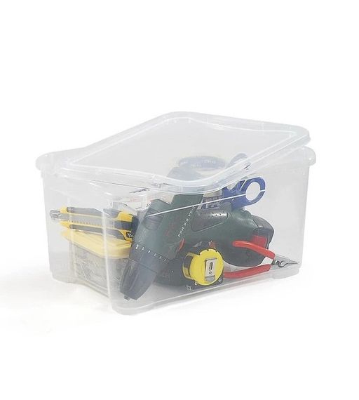 Контейнер для зберігання пластиковий з кришкою Curver (Курвер) T box 14 л (00695) Прозорий | Зображення 2