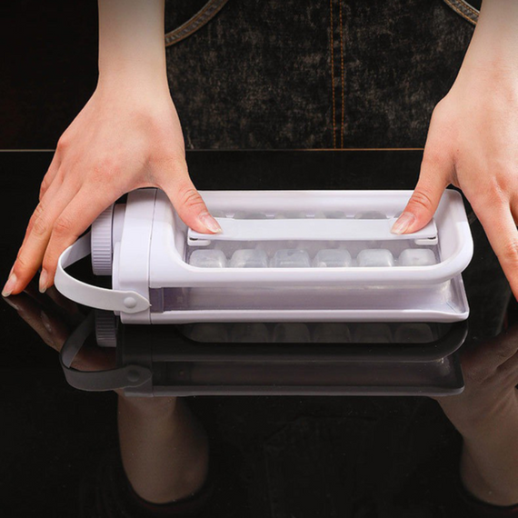 Форма для льоду як пляшки, універсальний складаний лоток для льоду, складана пляшка 2 в 1 | Зображення 8