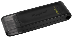 Flash Drive Kingston DT70 256GB, Type-C, USB 3.2