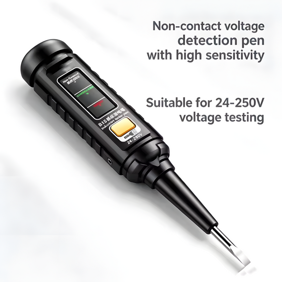 Індикаторна викрутка ANENG B15 безконтактний тестер напруги AC/DC 24-250V | Зображення 3