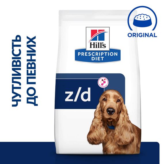 Hill’s Prescription Diet z/d Сухий корм для собак при харчовій алергії, 3 кг | Зображення 1