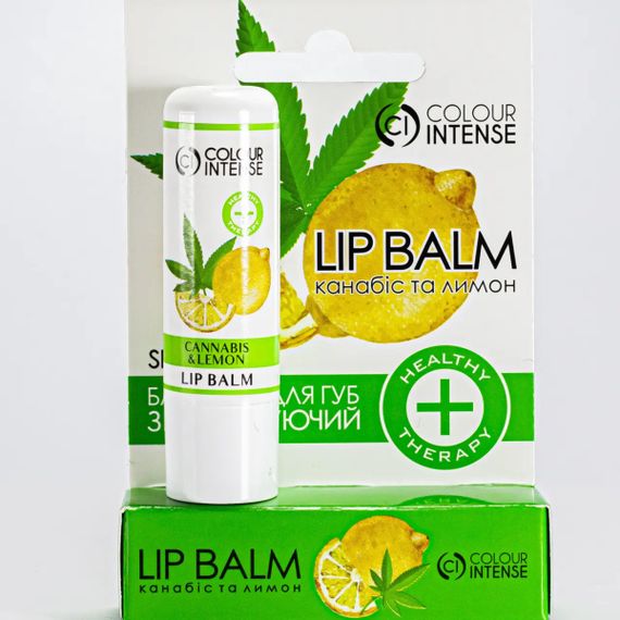 Зволожуючий бальзам для губ Colour Intense Каннабіс і Лимон, 5 г