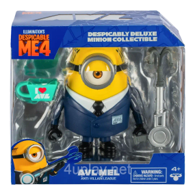 Ігрова фігурка міньйона Мел з Нікчемний я 4 Оригінал Minions Despicable Me 4 Agent Mel Figure 14 см