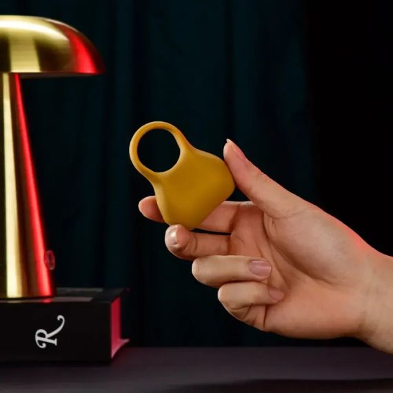 Ерекційне віброкільце Sweet Em Silky Ring з пультом, жовте, 7,6 х 5,7 см sexstyle | Зображення 9