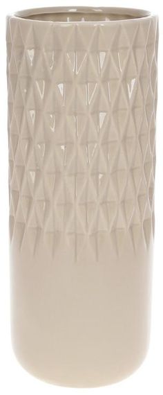 Интерьерная ваза Patterns of love Cream 12x12x31см ceramic