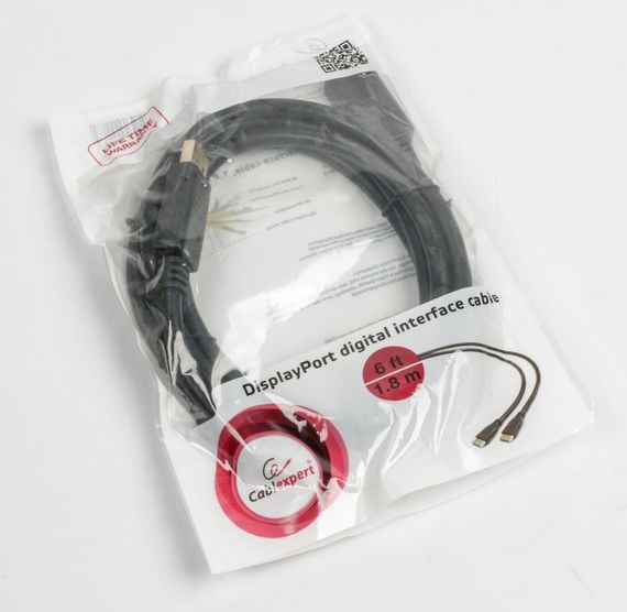 Кабель Cablexpert CC-DP2-6, DisplayPort v1.2 цифровий інтерфейс, 1.8 м | Зображення 2