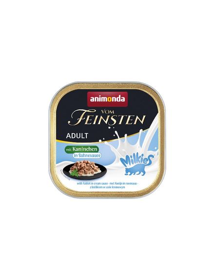 Корм Animonda Vom Feinsten Adult with rabbit in cream sauce влажной с кроликом в сливочном соусе для взрослых кошек 100 г