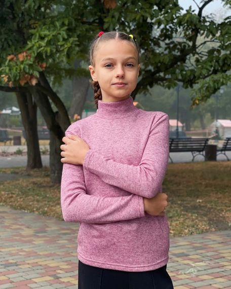 Водолазка для дівчинки (підліткова) Носи своє 146 Рожевий (p-12371-137779) | Зображення 5