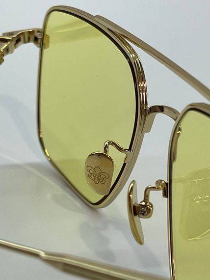 Окуляри Chrome Hearts Exclusive Gaopin Customized, жовті | Зображення 7