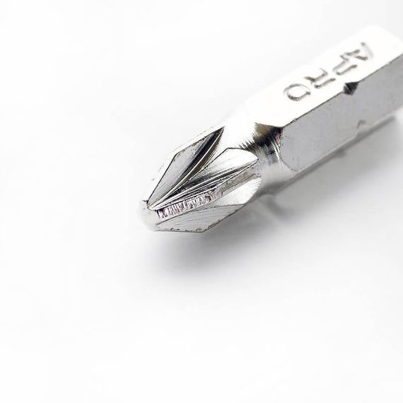 Бита РZ2*25мм хром (10шт/уп) APRO | Зображення 4