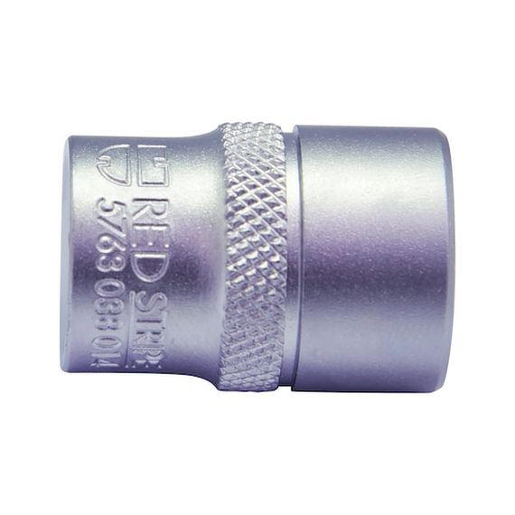 Головка торцева коротка 3/8IN, 12-гр., SW10, RED STRIPE