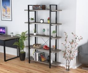 Стеллаж Loft Design Сингл-5-120 дуб палена