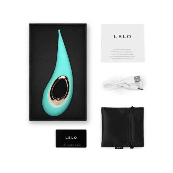 Інноваційний кліторальний вібратор LELO DOT з технологією Infinite Loop (Aqua) | Зображення 7