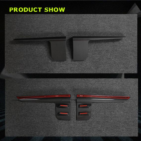 Накладки на пороги V2 (для G87, Карбон) для BMW 2 серія G42 2021- рр | Зображення 2