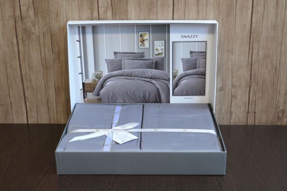 Постільна білизна First Choice Cotton 200x220 Snazzy Quick Silver | Зображення 1