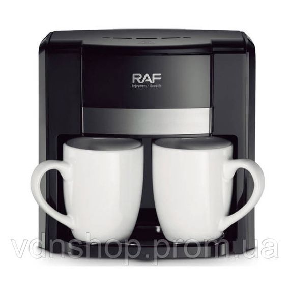 Кавомашина домашня RAF, Побутова електрична кавоварка для дому, Маленька кавоварка для меленої кави OF-98 | Зображення 2
