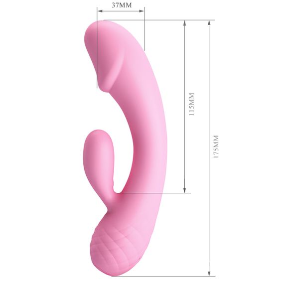 Вібратор - Pretty Love Ron Vibrator Pink | Зображення 4