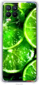 Чохол на Realme 8 Зелені часточки лимона "852sp-2303-2448"