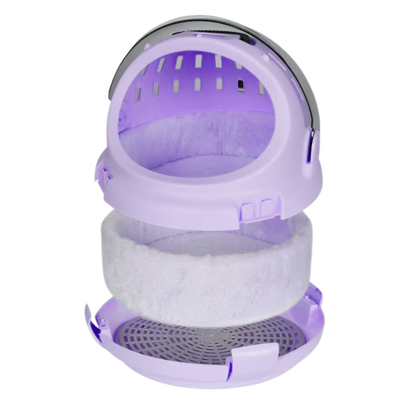 Космічний переноска-капсула скафандр фіолетова Zmaker 3в1 для котів та собак — інноваційний дизайн і комфорт | Зображення 1