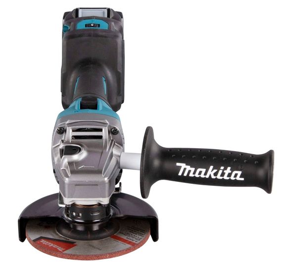 Шліфмашина кутова акумуляторна Makita GA023GZ (125 мм, 3000-8500 об/хв, BL, AFT, AWS, XGT, без акумуляторів та зарядного пристрою) | Зображення 2