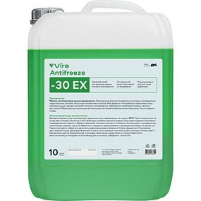 Рідина охолоджуюча VIRA Antifreeze ЕХ -30 °C зелена 10 кг (VI0085)
