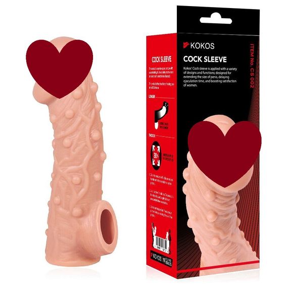 Насадка на член Kokos Cock Sleeve CS 002 L Sex Aura