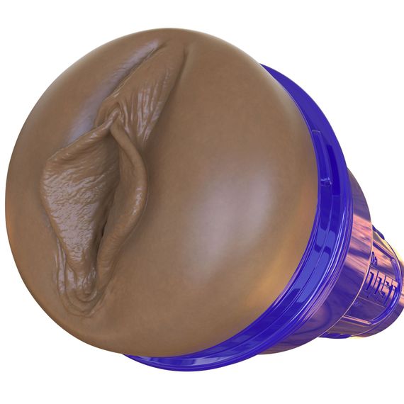 Мастурбатор-вагіна Fleshlight Boost Bang Medium Dark Flesh, плаваючі кільця Turbo Tech | Зображення 2