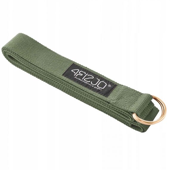 Ремінь для йоги 4FIZJO 300 см 4FJ0527 Olive (P-5907739318442) | Зображення 1