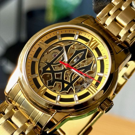 Класичний чоловічий годинник Awarder 025 Sharp Gold-Gold | Зображення 5