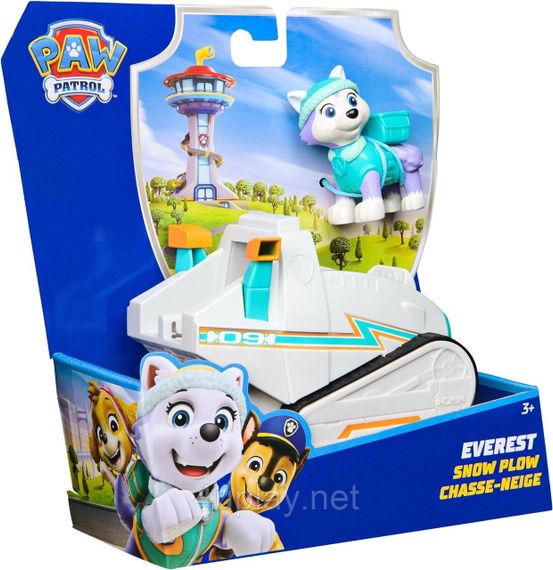 Щенячий патруль Рятувальний снігоход та фігурка Еверест Paw Patrol Everest's Snow Plough Vehicle with Collectible Figure | Зображення 2