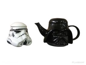 Подарочный Набор Кружка Чашка Бокал 3D Крышкой Star Wars Штурмовик 3D и Заварник