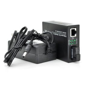 Медіаконвертер POE, FT-1G1EPS-20, SC 20km, Fast Ethernet 10/100/1000 Мбит/с, + блок живлення 48В, 2,5А (0 +70 ° C),  + перехідник, Q60