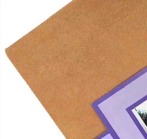 Персикове Простирадло махрове на резинці з наволочками Anisa (220х240+30 см)