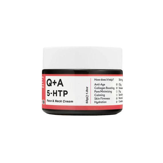 Крем для обличчя та шиї Q+A 5-HTP Face & Neck Cream (50 g)