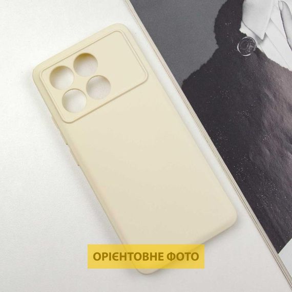 Чохол TPU GETMAN Liquid Silk Full Camera для Xiaomi Poco X6 / Note 13 Pro 5G Пісочний / Sand | Зображення 1