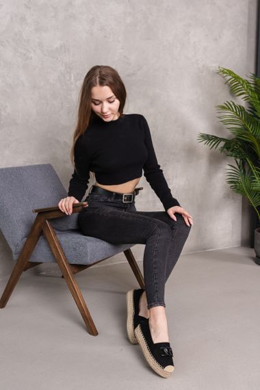 Женские эспадрильи Fashion Favorite 3976 39 размер 245 см Черный | Зображення 9