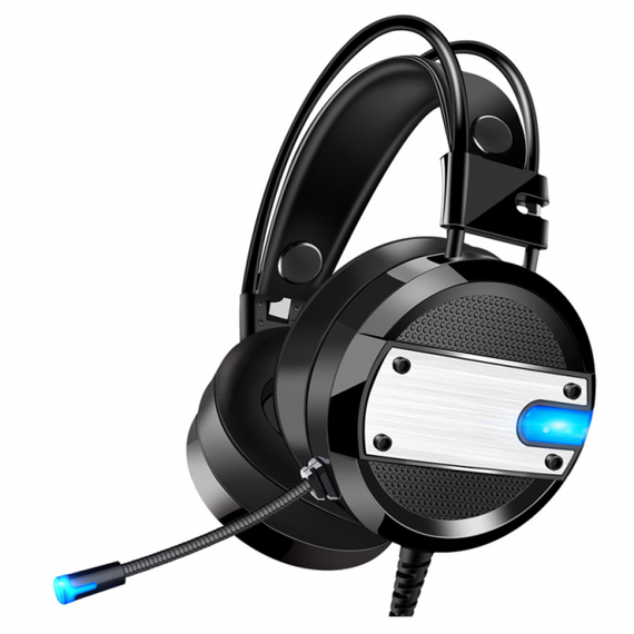 Ігрові навушники з мікрофоном XO GE-02 big game earphone Black | Зображення 1