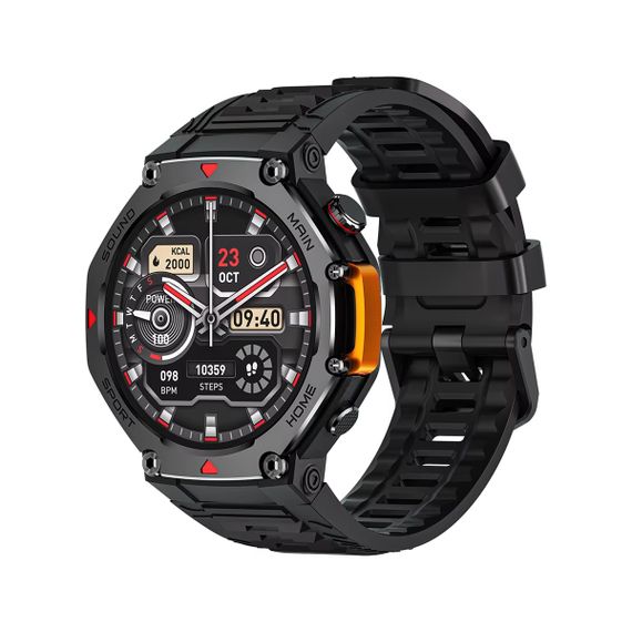 Смарт-годинник Modfit Navigator Al Black з GPS, компасом та захистом 5 ATM