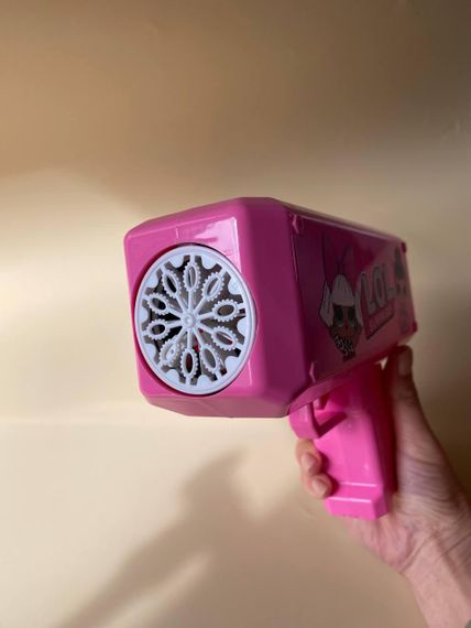 Пістолет з мильними бульками генератор мильних бульбашок Лолі Рожевий | Зображення 2