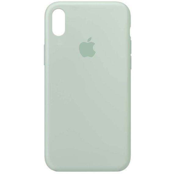 Чохол Silicone Case Full Protective (AA) для Apple iPhone X / XS (5.8") Бірюзовий / Beryl