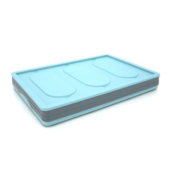 Органайзер пластиковый с крышкой в багажник автомобиля,530x350х295mm,Blue | Зображення 1