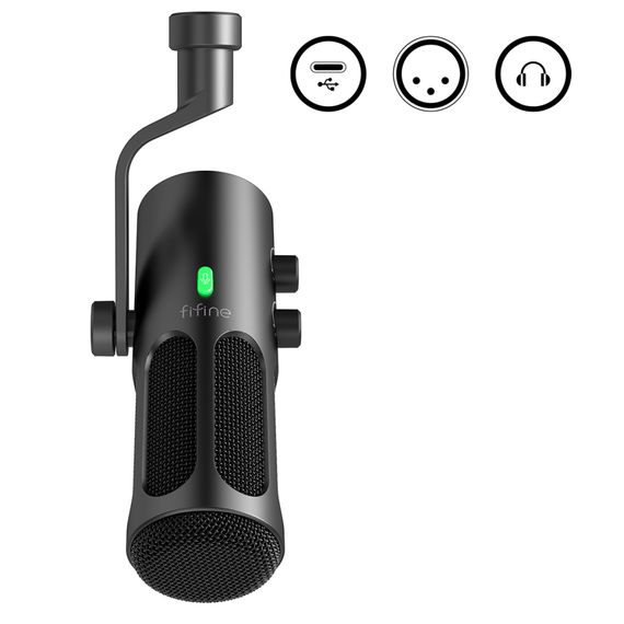 Мікрофон Fifine Tank 3 USB/XLR Black (Tank3) | Зображення 3