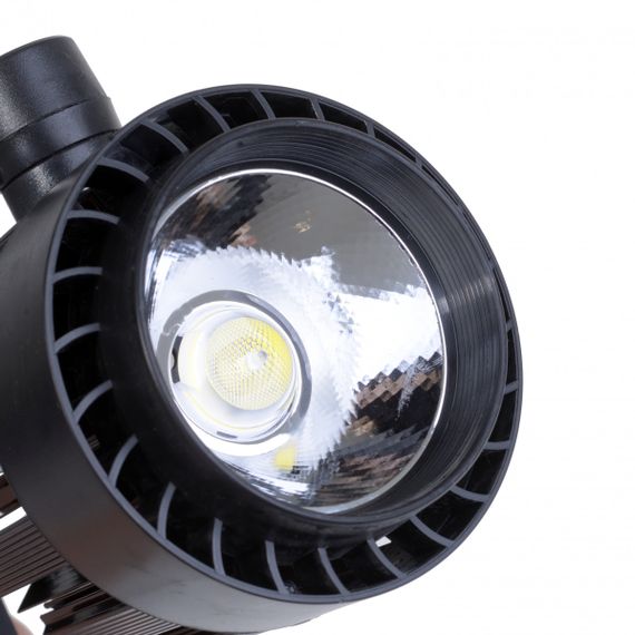Светильник трековый поворотный LED KW-53/30W NW BK | Зображення 4