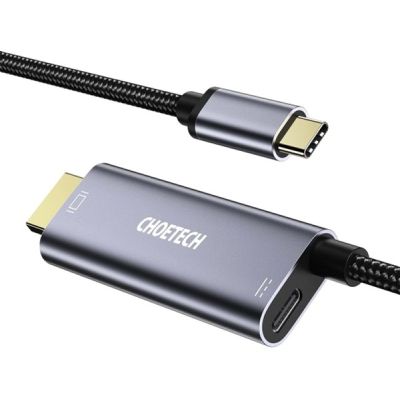 Кабель мультимедийный USB-C to HDMI M 1.8m 4K60Hz Choetech (XCH-M180GY)