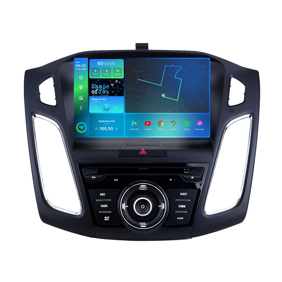 Штатна магнітола Torssen 2K Ford Focus 12-15 з кнопками FL9 4+64Gb 4G Carplay DSP | Зображення 1
