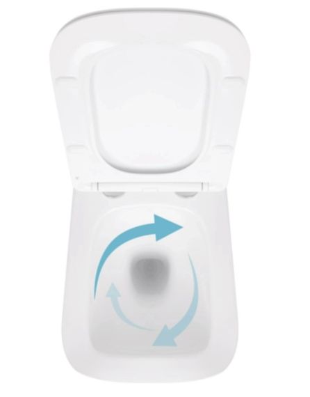 Набір Qtap Nest 4 в 1 підвісний унітаз Crow Ultra Quiet 520x360x290 + комплект інсталяції QT05335172W48199 | Зображення 4