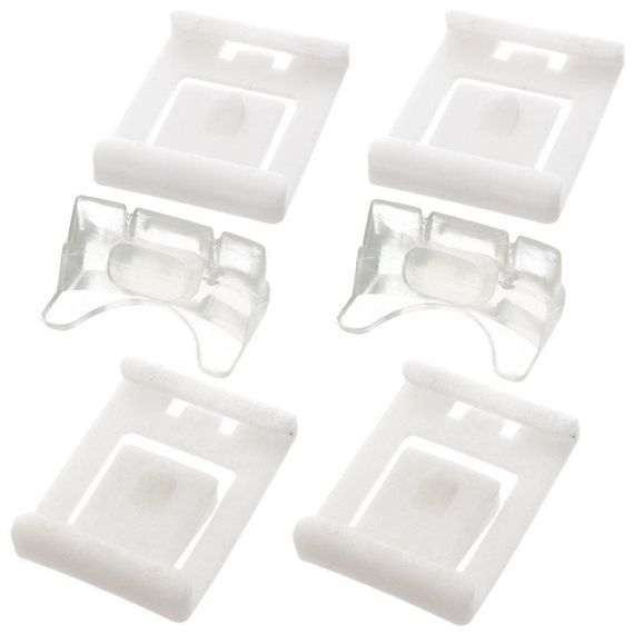 VW Golf I II III Jetta I II Lupo Passat B3 Polo Audi комплект направляющих передних сидений 6шт. | Зображення 1