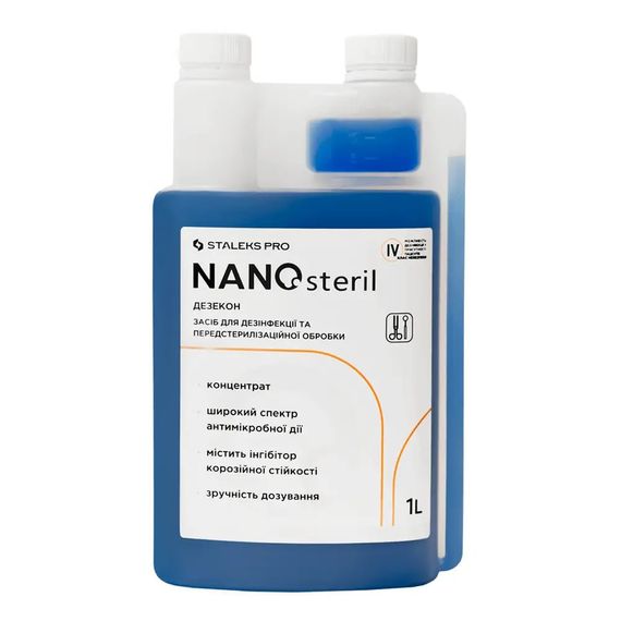 Дезинфицирующее средство для инструментов Staleks Pro NANOsteril, 1000мл