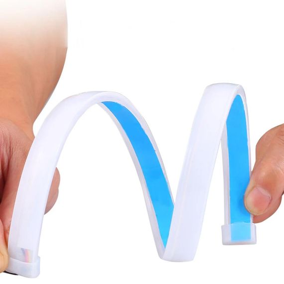 Денні ходові вогні з бігучим поворотом, 2 шт по 30 см / Гнучкі ходові вогні в фару біло-жовті | Зображення 3